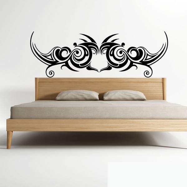 Exemple de stickers muraux: Tête de lit - Baroque 1